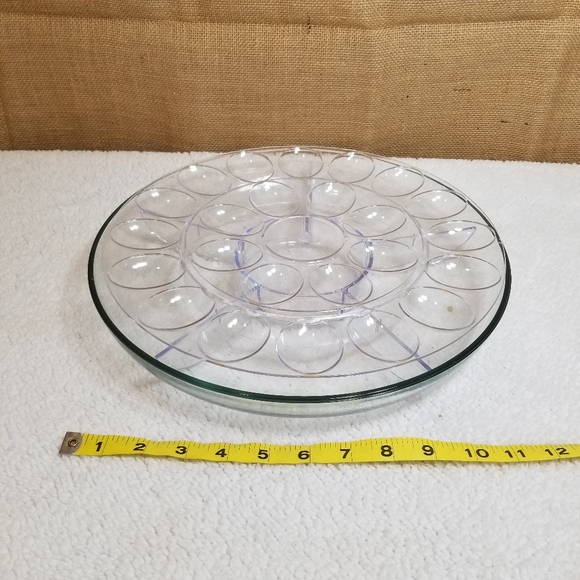 This Anchor Hocking glass serving set 3 piece set - Picture 3 of 9